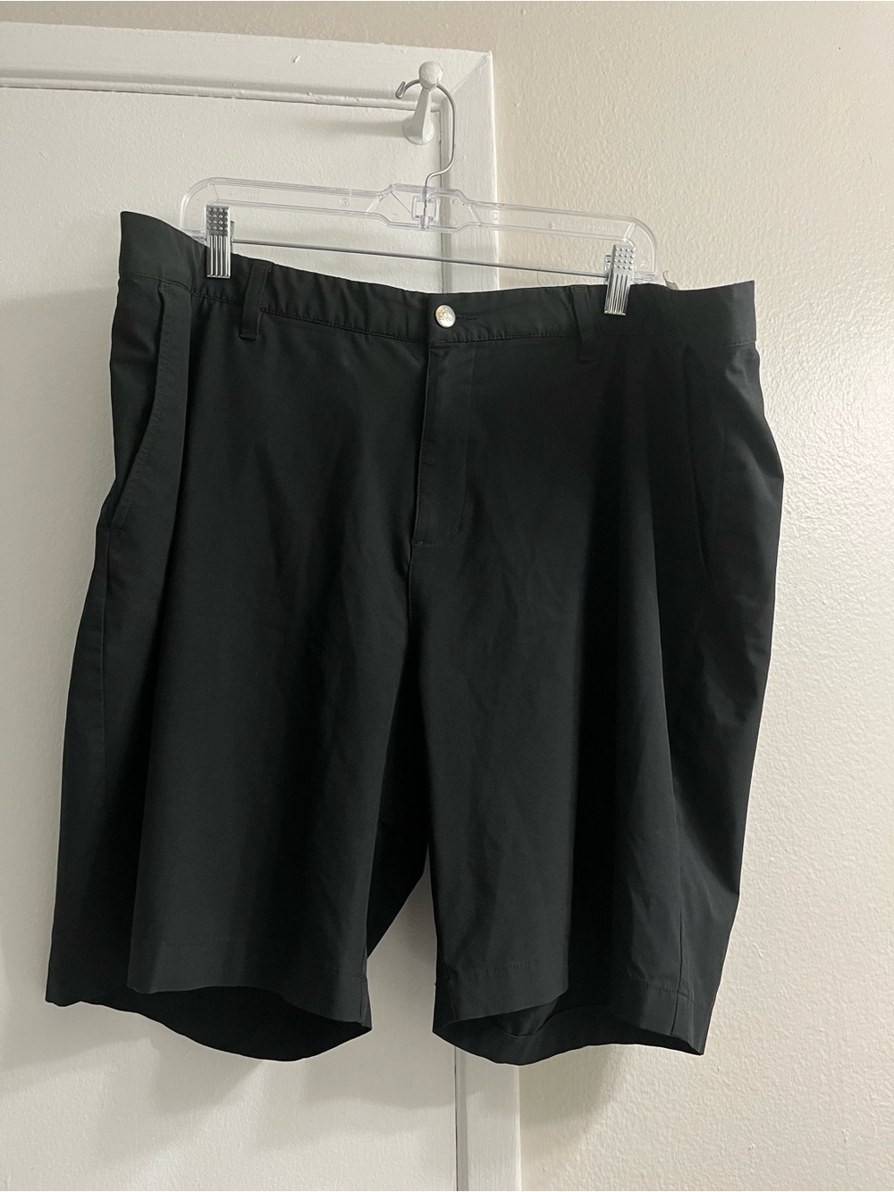 Men's Black Classic Golf Shorts - Unbranded
